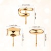 3pcs Ponytail Holder Hair Clips, Alloy Gold Hair Cuffs Fashionable