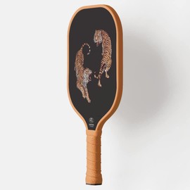 TigerTail Sports Yin Yang Tigers Colorful Design Pickleball Paddle, USA Pickleball Approved, Tan Trim