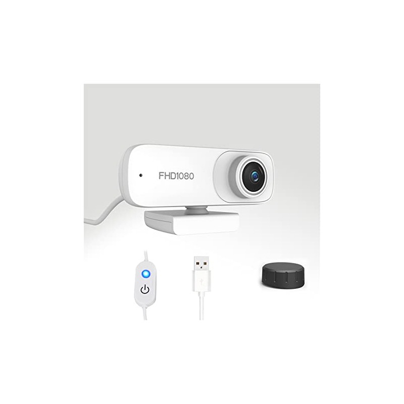 Web Camera Autofocus 1080P Webcam Cover HD Web Camera with