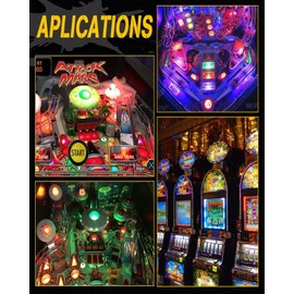 Qasim GE44 47 755 756 1893 1847 BA9S Led Bulb Pinball Machine Light Coin Display Game Bulb T11 BA9S Bayonet Led Bulb AC/DC 6V 6.3V Non-Polarity (Pack of 20 White)