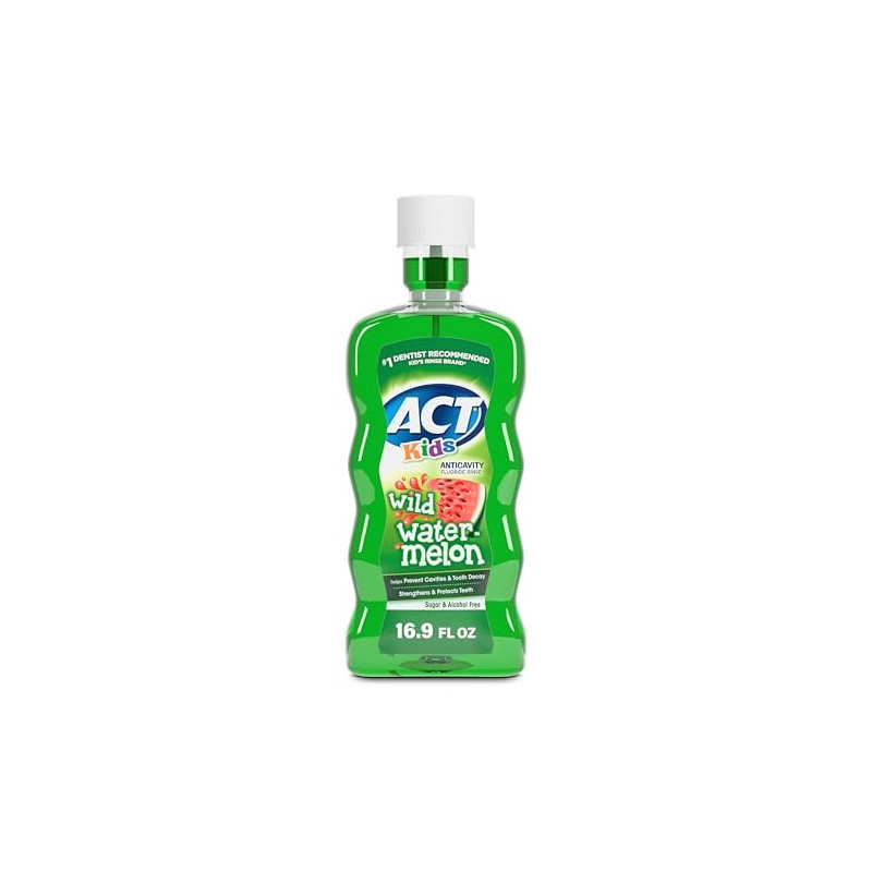 ACT Kids Anticavity Fluoride Rinse Wild Watermelon 16.89 Ounce