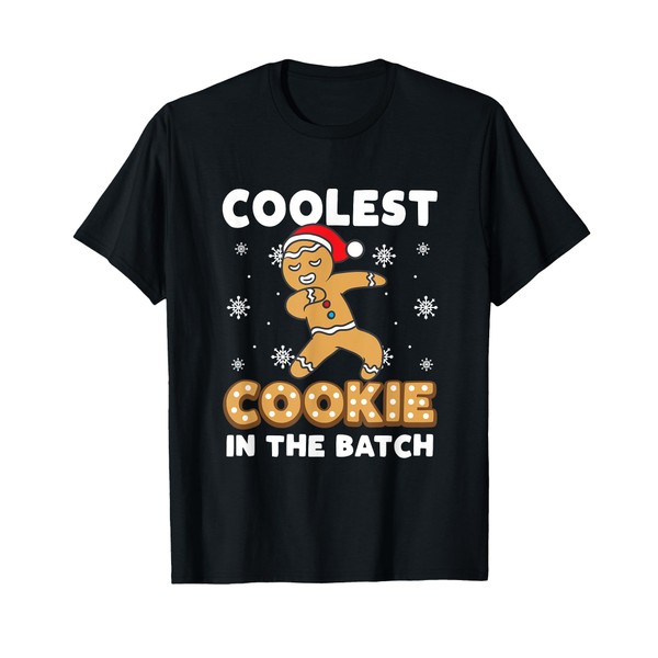 Coolest Cookie In The Batch Dabbing Gingerbread Man Costume T-Shirt