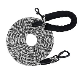 Hundeleine, 1,2 m/1,5 m/2 m/3 m/5 m/10 m/20 m/30 m, lange Leine mit gepolstertem Griff für kleine, mittlere und große Hunde