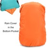 Bseash - Mochila impermeable de 40 l con cubierta de
