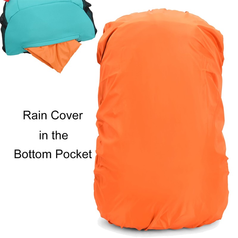 Bseash - Mochila impermeable de 40 l con cubierta de