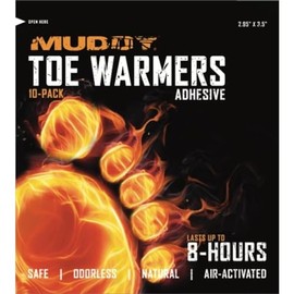 Muddy Toe Warmer W/Adhesive / 10 Pack