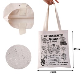 BG3 Astarion Tote Bag BG3 Merch Astarion Inspired Reusable Grocery Shopping Bag Astarion Dark Humor Gift (Astarion Tote)