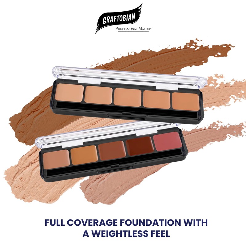 Graftobian HD Glamour Crème Foundation Palette (Warm #3) - High