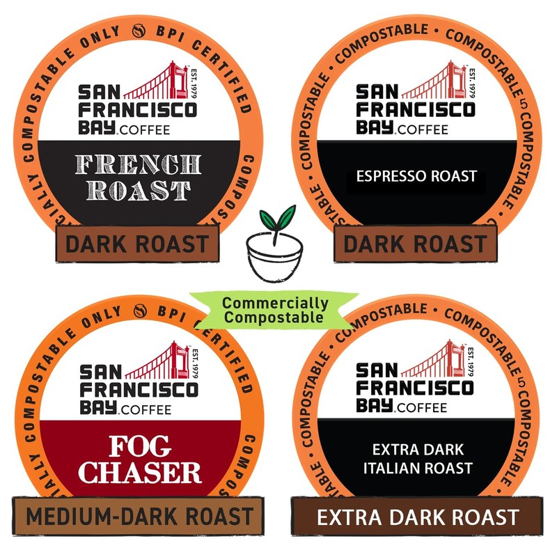 San Francisco Bay Compostable Coffee Pods - Variety Pack Dark