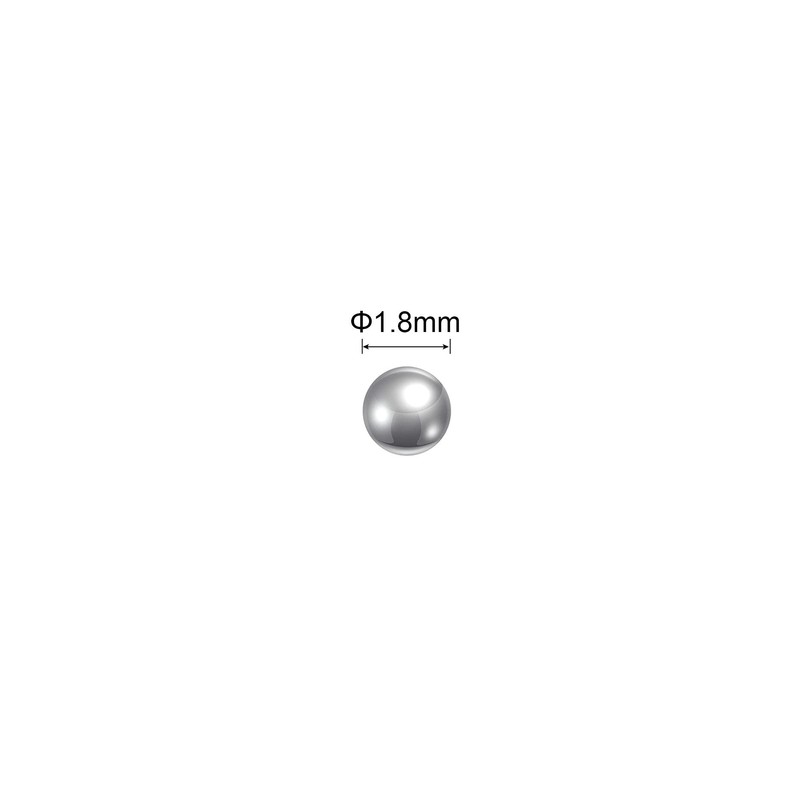 sourcing map 10000pcs 1.8mm Carbon Steel Bearing Balls G1000 Precision