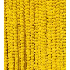 Krati Exports 10 PC - 5 feet Marigold Garland |Indian/American Wedding Party Mantle Decoration, Faux Garlands Wedding Garland, Diwali Decoration, Spring Bush Floral! (Lemon Yellow)