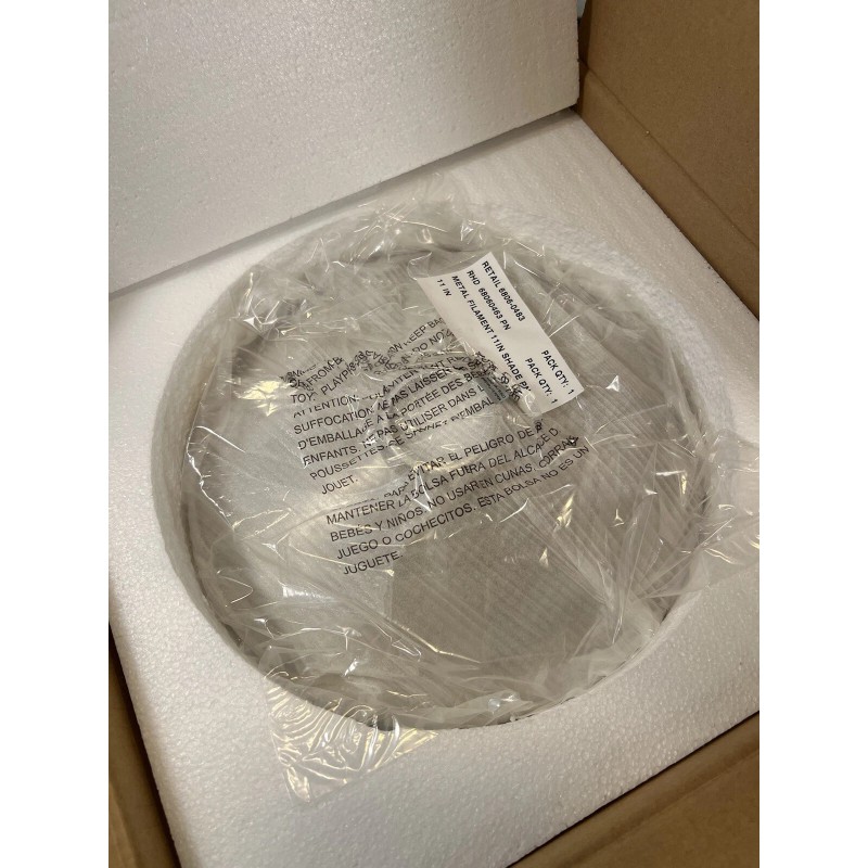 Restoration Hardware Factory Filament Pendant Metal - 11 Inch -