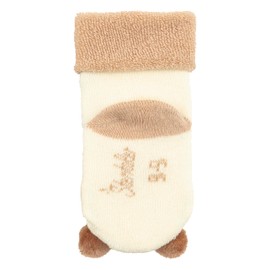 Sterntaler Unisex Baby Rattle Socks Bear, Ecru, 16, ecru