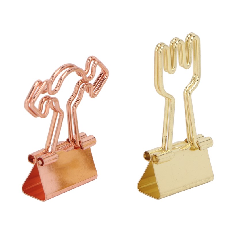 100pcs Binder Clips for Student Strong Clamping Force Metal Arrows