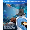 Full Face Snorkel Mask 180° Panoramic View Anti-leak Anti-fog Snorkeling