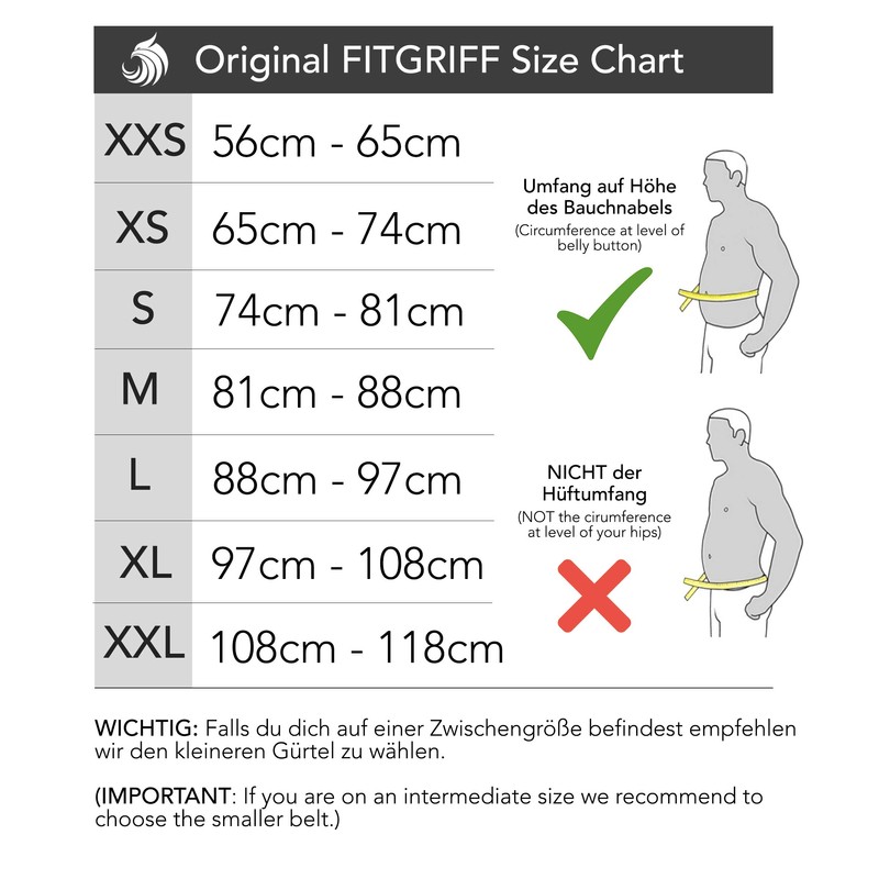 FITGRIFF® Weightlifting Belt V2 - Weightlifting Belt for Men and