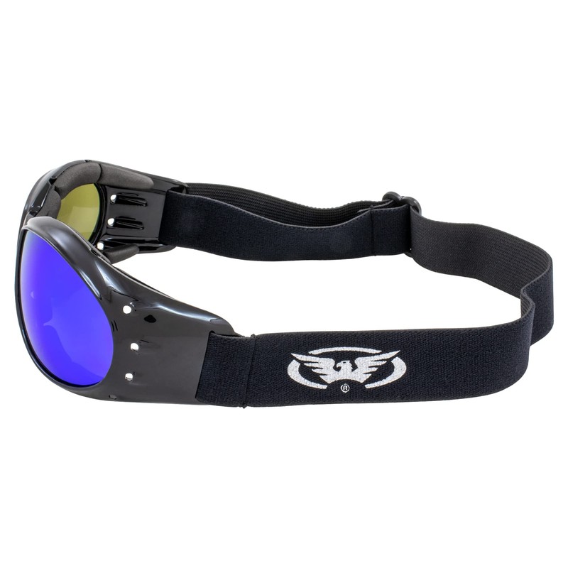 Global Vision Eliminator G-Tech Dirt Bike Motorcycle Goggles Black Frames