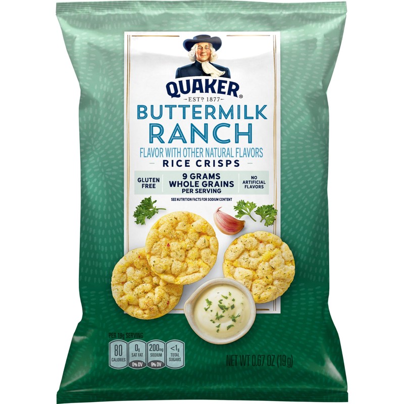 Quaker Rice Crisps, 4 Flavor Sweet and Savory Variety Mix,