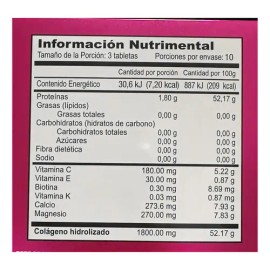 Justcollagen Fórmula Premium Colágeno Hidrolizado 30caps Sabor Sin Sabor