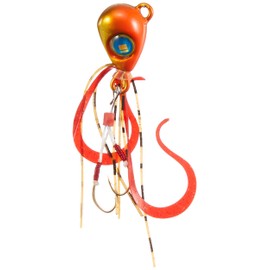 Major Craft Nano Lava Lure, 0.2 oz (5 g), Fluorescent Orange Gold NARB