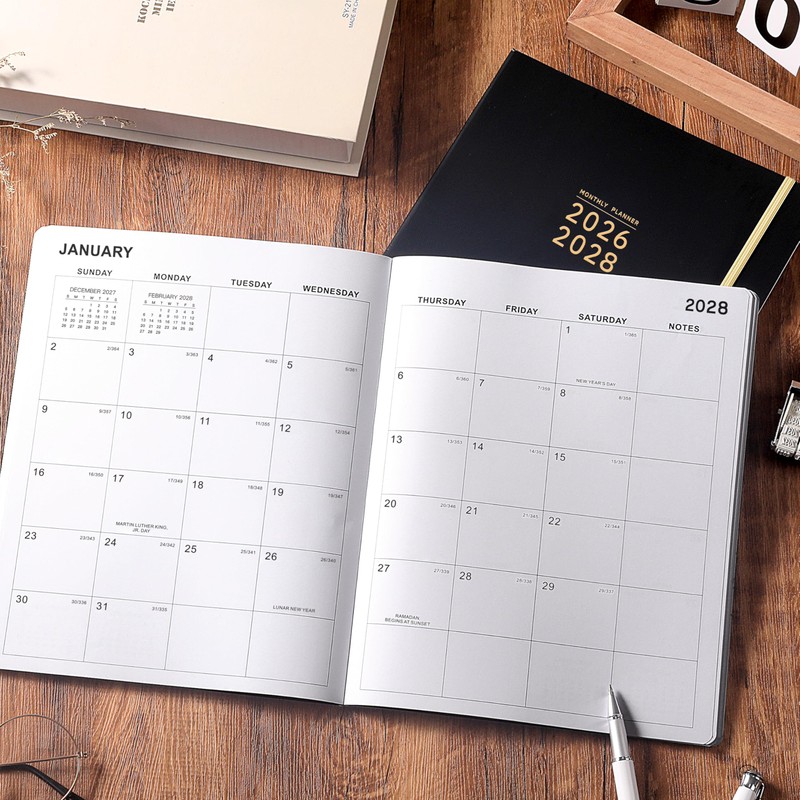 2026-2028 Monthly Planner - 3 Year Monthly Planner 2026-2028, Jan.2026