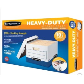 Bankers Box Heavy Duty File Boxes Letter/Legal, 10-pack