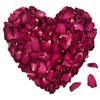 HXJDAM Flower Confetti Wedding, 250 g, Natural Dried Rose Petals