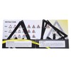 6Pcs Billiard Rack Sheet, Triangle Ball Holder Positioning 24x24cm/9.4x9.4in Space