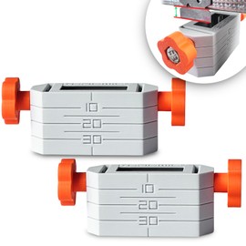 KAJAWIS 2 x Ceiling Levelling Bracket Short Grip Profile CD60 ES Hanger, Plasterboard