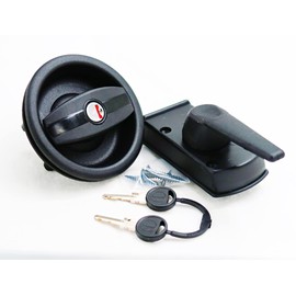 Zadi Entrance Lock, Motorhome, Caravan, Boat, Caravan, Black, Clockwise Round