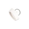 sourcing map Rubber Sink Plug, White Drain Stopper Fit 1-5/8"