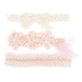 Bianhuan Baby Hair Band, Baby Hair Band, Baby Headband, Cute Hair Accessory, Kids 3-Piece Set, Hair Ornament, Newborn, Children, Baby Shower, Girls, Wedding, Photography, Baby Shower, Gift, b