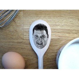 Peter Kay Merch Gift Idea Image On A Wooden Spoon-Novelty Memorabilia Birthday Christmas Present