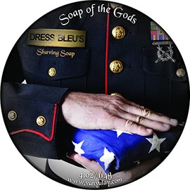 Dress Bleu's Shaving Soap of the Gods Nourishing with Argan Oils 4oz