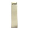 Adonai Hardware 16 Inch "Aholibamah" Brass Push Plate - Satin