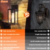 Brightever 2-Pack Outdoor Wall Light Fixtures, Brown Waterproof Anti-Rust Exterior
