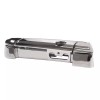 ZXMT Chrome Tour Pack Pak Trunk Lid Hinges Latch For