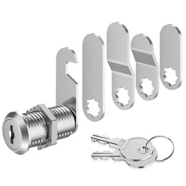 VOCIBO® Mailbox Lock 30 mm, Comes with 5 Different Lock Plates, Cabinet Lock, Furniture Lock, Locker Lock, Lever Lock for Mailboxes, Cabinet Doors