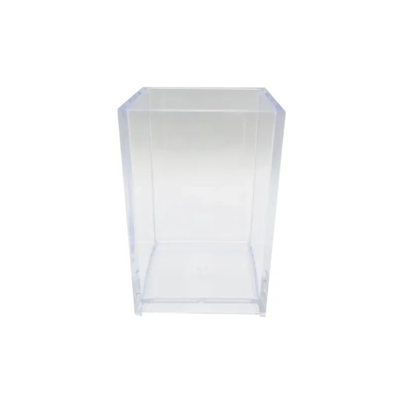 Bote Para Lapices Transparente Con Stickers