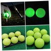 SUPVOX 6pcs Luminous Golf Balls for Night Practice Glow The