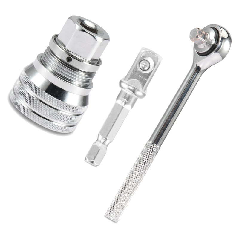 Universal Socket Wrench Set 10‑19mm 3/8 Adapter Adjustable Socket Spanner