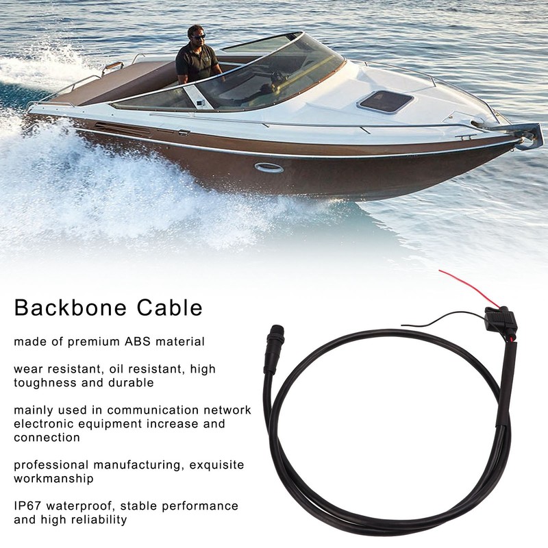 for NMEA 2000 Male Backbone Cable IP67 Waterproof 5 Pin