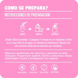 Mr. Yellow Creatina + Colgeno 1kg 200 Servs Moras