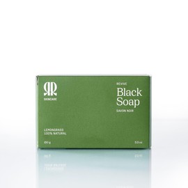 Revive Black Soap Bar – African Black Soap for Face & Body – Handcrafted with Shea Butter & Palm Kernel Oil – Deep Cleansing & Moisturizing – Gentle for All Skin Types