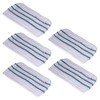 5PCS Washable Fiber Mopping Pads Replacement Steam Mop Accessory Fit