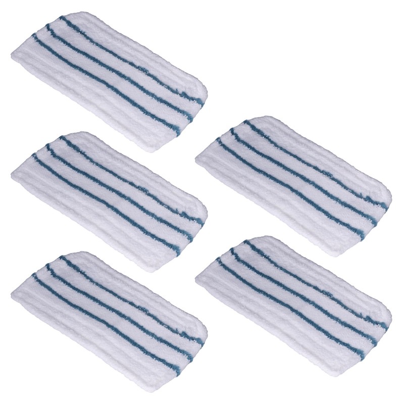 5PCS Washable Fiber Mopping Pads Replacement Steam Mop Accessory Fit