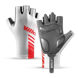 Vilico Cycling Gloves for Road Bike and Mountain Bike - Non-Slip, Breathable, Wear-resistant with Cushioning Pad - Lightweight and Comfortable Cycling Gloves for Road and Off-Road