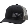Trucker Hat - Florida (Black/Graphite), One Size
