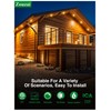 zouzai 6 Inch 5CCT Ultra-Thin LED Recessed Ceiling Light with