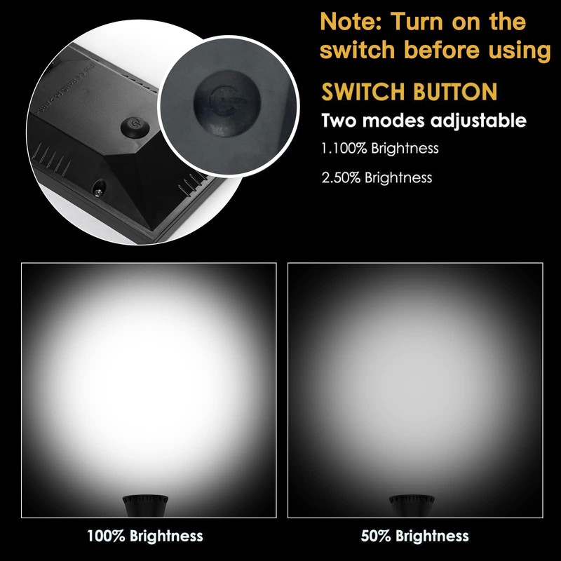 MEIHONG Solar Spot Light Outdoor, Waterproof LED Landscape Lights Dusk